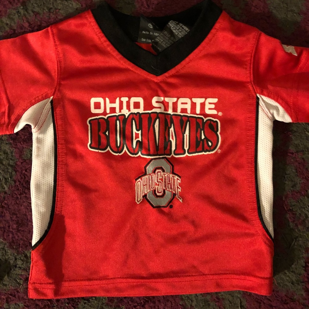 boys Ohio State Buckeyes short set